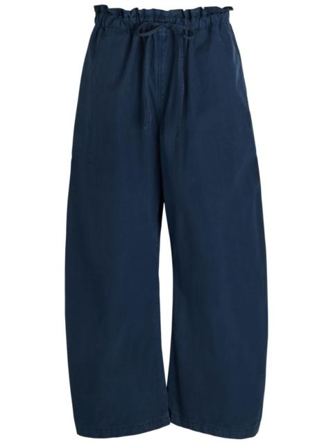 Polo Ralph Lauren Polo Ralph Lauren Drawstring Barrel-leg Cotton-poplin Trousers