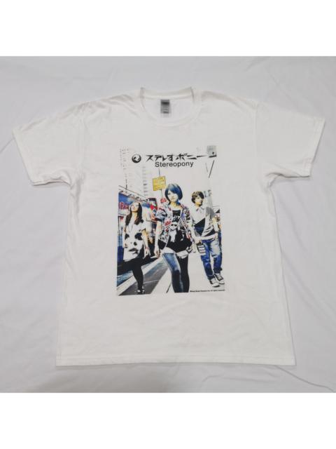 Other Designers Stereopony Over The Border Japanese Band Custom Print Tshirt