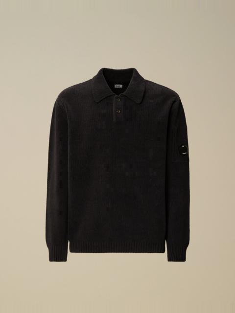 C.P. Company Cotton Chenille Polo Sweater