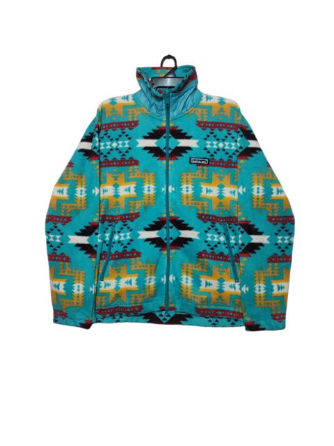 Other Designers Japanese Brand - Sequel Zipper Printed Fleece Navajo