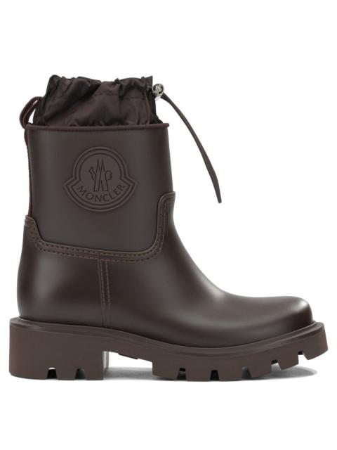 Moncler Moncler Kickstream Rain Boots Brown Women