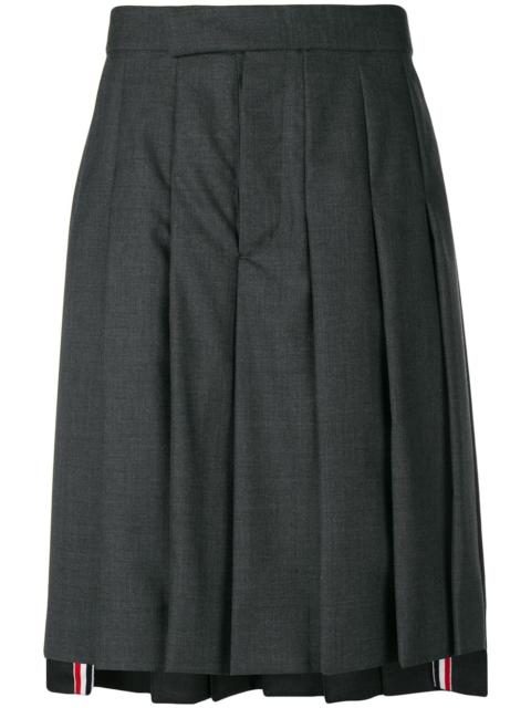 Thom Browne Classic-Rise Pleated Skirt