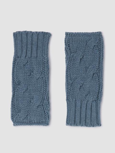 EILEEN FISHER Cotton & Recycled Cashmere Glovelettes