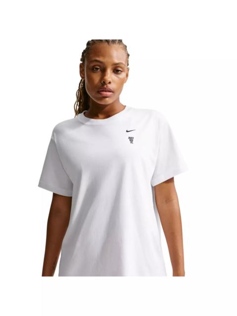 Nike Women's Short-Sleeve Basketball T-Shirt -White