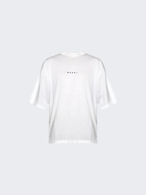 Marni Logo Tee White