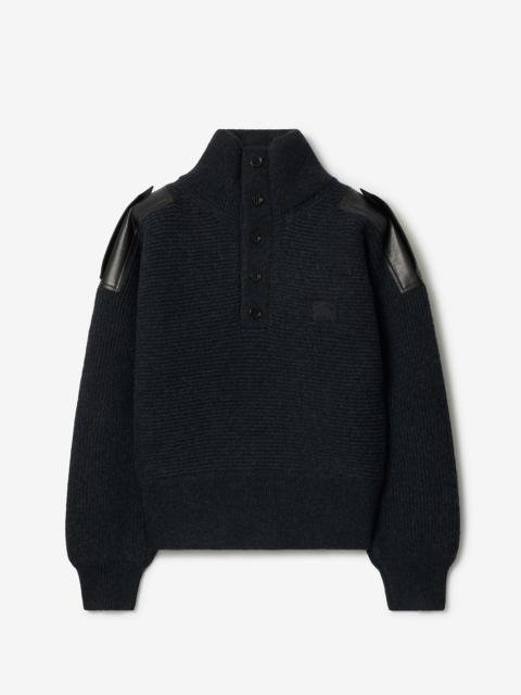 Burberry Wool Half-button Sweater