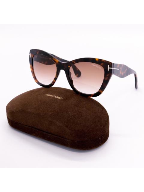 TOM FORD NEW TOM FORD CARA TF940 55F WOMEN SUNGLASSES FT0940/S BROWN