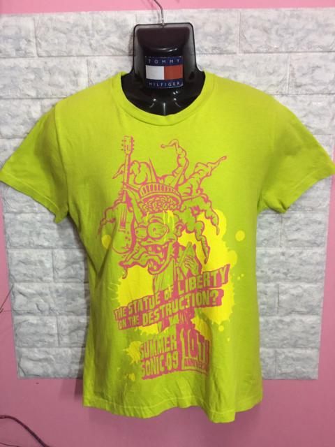 Other Designers Band Tees - Rare T-Shirt Summer Sonic Skull Design