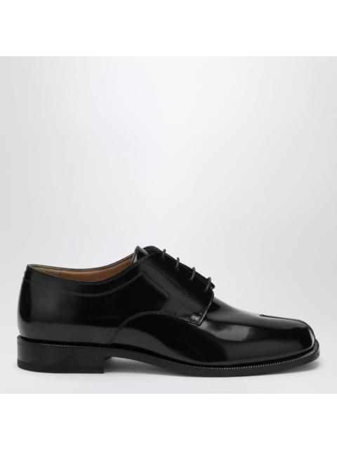 Maison Margiela Maison Margiela Black Tabi Lace-Up Shoe In Polished Calfskin Men