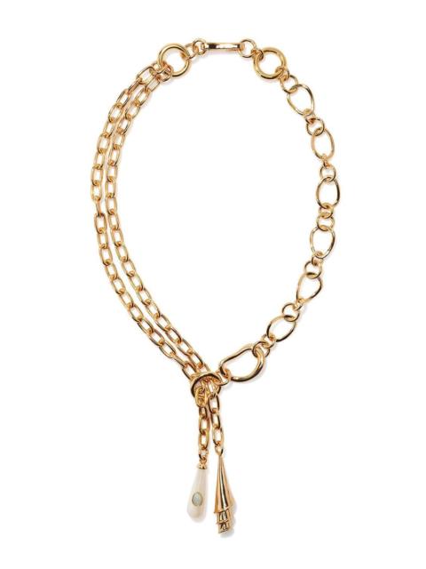 LIZZIE FORTUNATO Spiral Shell Necklace