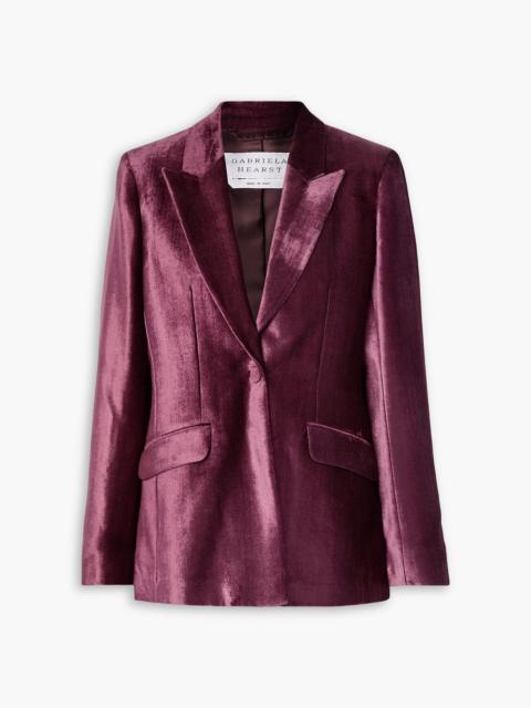 GABRIELA HEARST Leary silk-velvet blazer