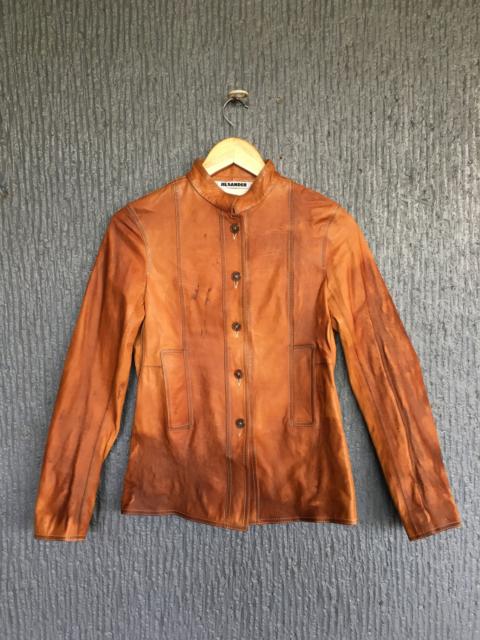 Jil Sander Vintage Jil Sander Leather Buttons Jacket