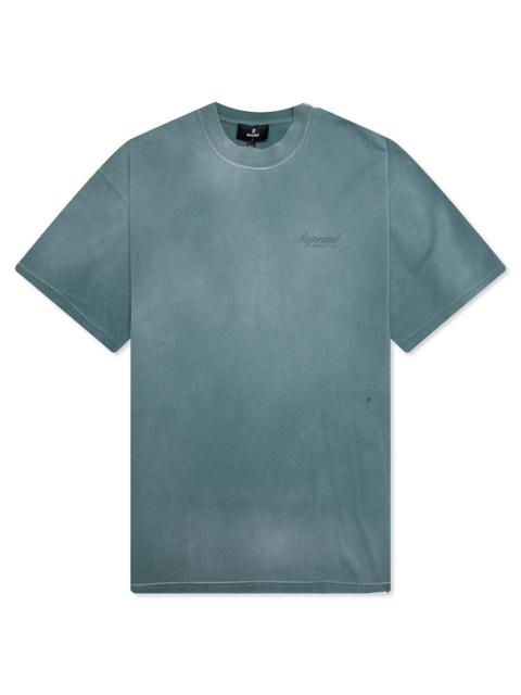 REPRESENT OWNER CLUB SCRIPT T-SHIRT - VINTAGE GREEN