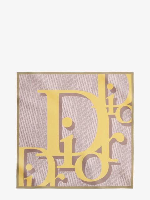 Dior Dior Dior Infini 70 Squared Silk Scarf