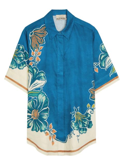 ALÉMAIS Alemais Luda Printed Linen Shirt