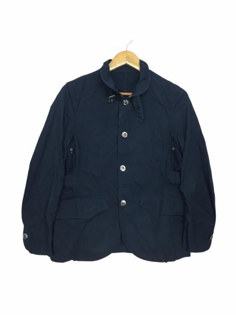 Other Designers Ships - Vtg SHIPS JAPAN INDIGO Button Up Jacket Parka Windbreaker