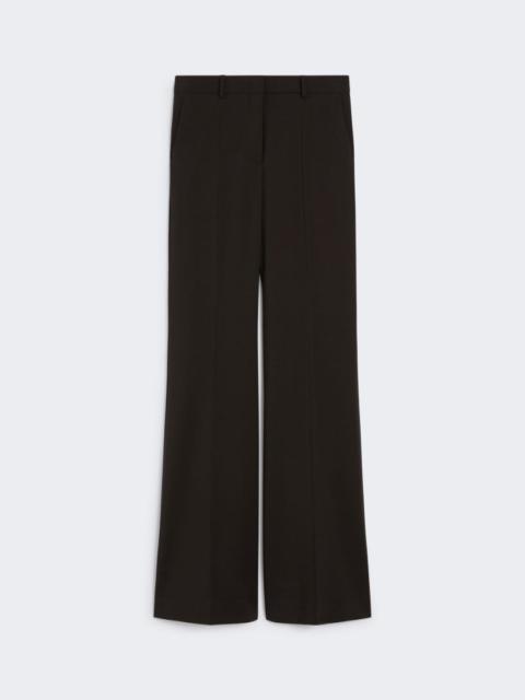 Sportmax Flared stretch wool trousers