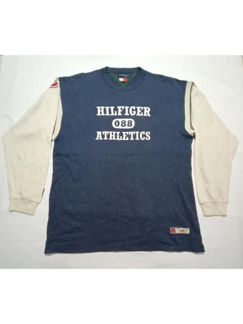 Other Designers Vintage - Tommy Hilfiger Rugby Sweatshirt Hilfiger 088 Athletics