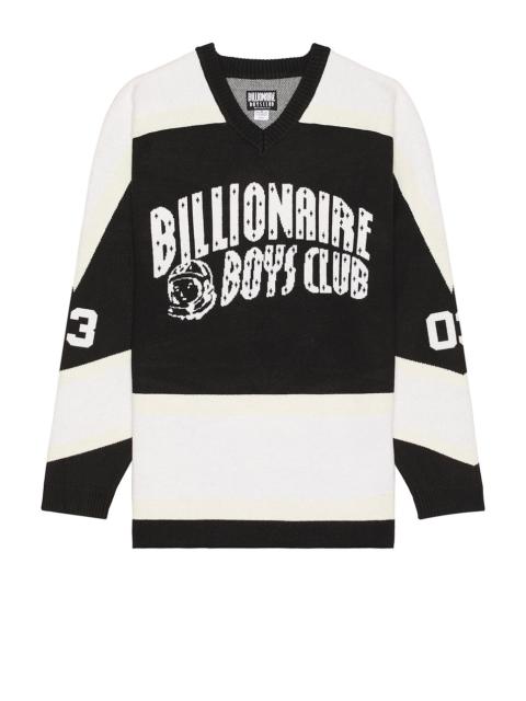 BILLIONAIRE BOYS CLUB Puck Jersey Knit Sweater