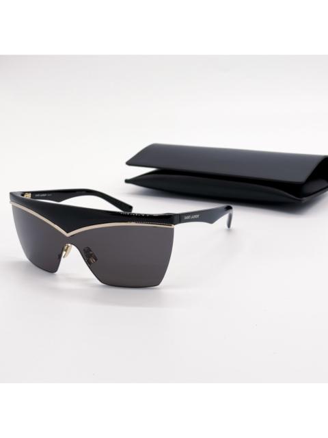 SAINT LAURENT NEW SAINT LAURENT SL614 MASK 001 BLACK WOMEN SUNGLASSES