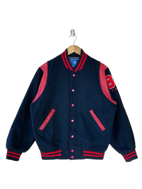 Other Designers Varsity - 🔥SALE🔥VINTAGE WOOL VARSITY JACKET MADE JAPAN