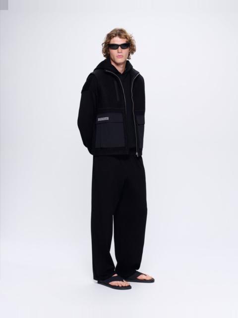 PANGAIA Mens DNA Knitted Straight Leg Track Pants - Black
