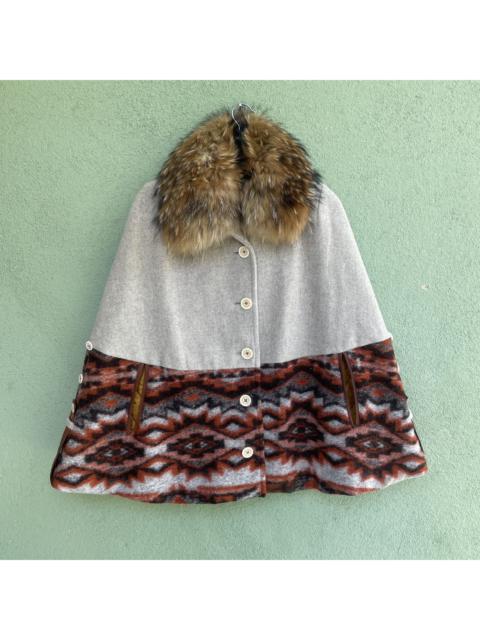 Other Designers Japanese Brand - Vintage Chaolu Lab Navajo Style Button Ups Poncho