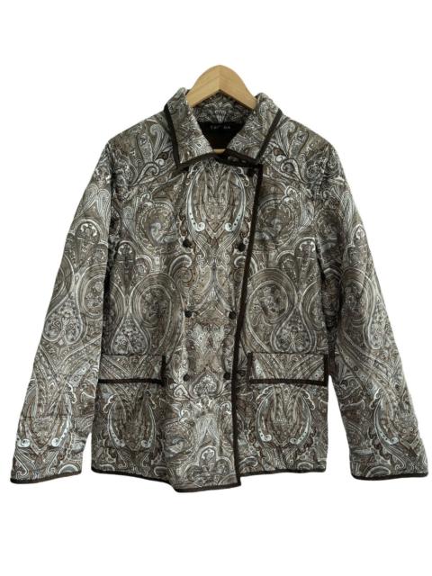 Other Designers Escada paisley light long jacket