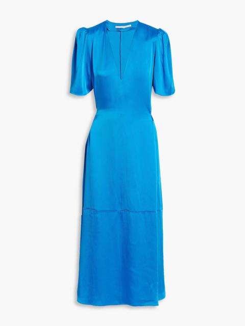 Stella McCartney Belted satin midi dress