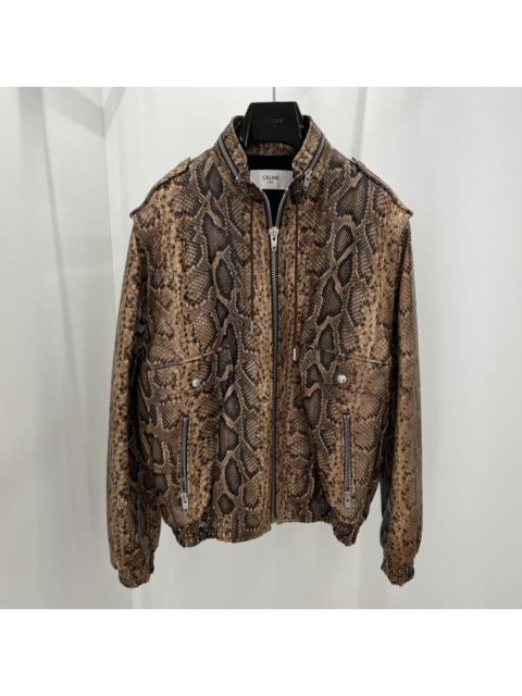 CELINE Celine Snake Leather Jacket in XL