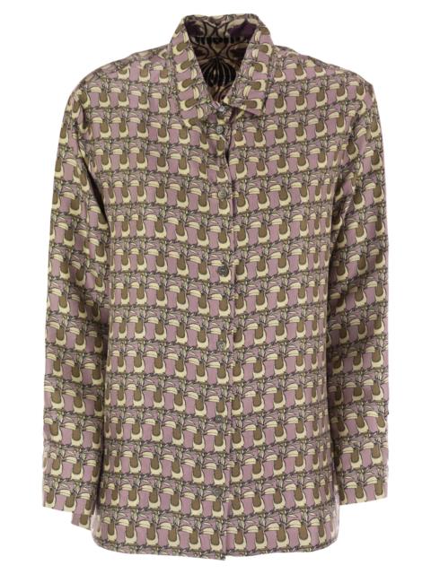 'S Max Mara S Maxmara Women Times - Reversible Printed Silk Shirt