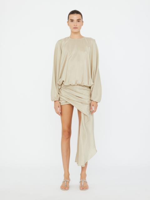 CHRISTOPHER ESBER Parachute Silk Drape Mini Dress
