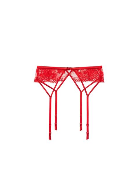 Fleur du Mal Frankie Lace Strappy Garter Belt