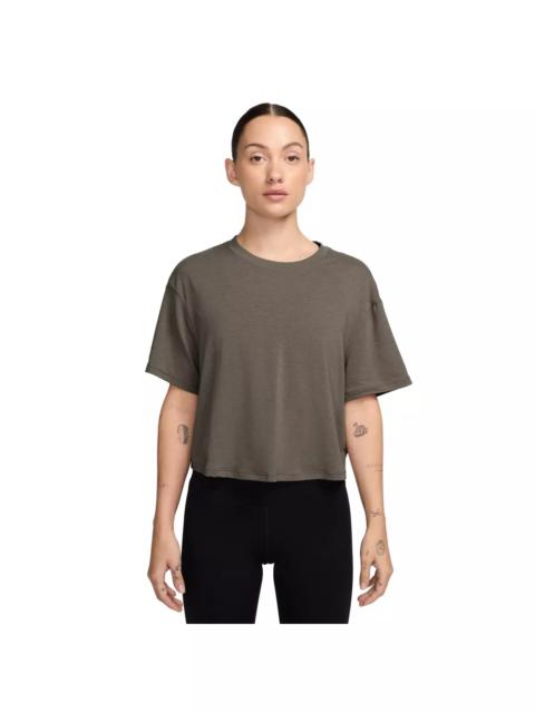 Nike Women's One Relaxed Dri-FIT Cropped Short-Sleeve Top