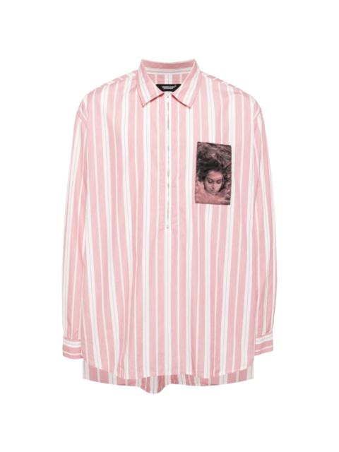 vertical-striped shirt