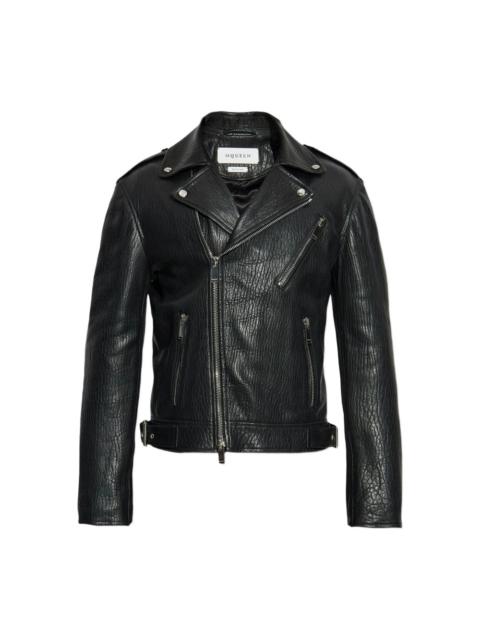 Alexander McQueen Alexander Mcqueen Black Jackets - Biker Jackets Men