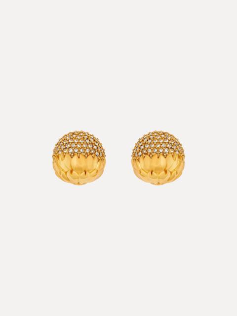 Oscar de la Renta PAVÉ ARTICHOKE EARRINGS