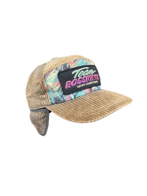 Vintage 80s Rossignol Team Racing France Corduroy Hat