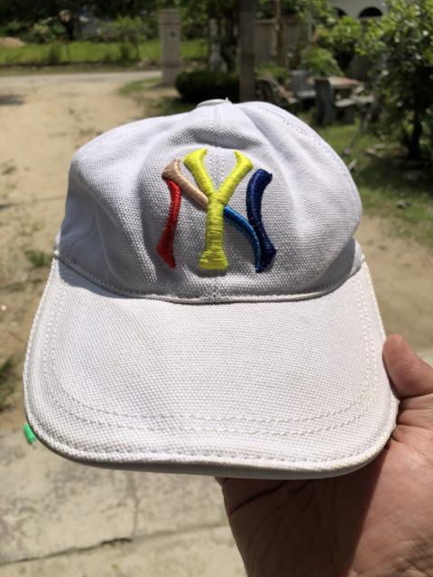 Other Designers Brand - Rainbow Colour-way NY Logo Leather Trim Cap