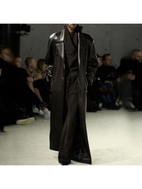 SAINT LAURENT Saint Laurent Oversized Leather Coat