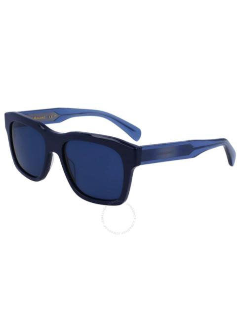 FERRAGAMO Salvatore Ferragamo Blue Sport Men's Sunglasses SF1087SN 414 56