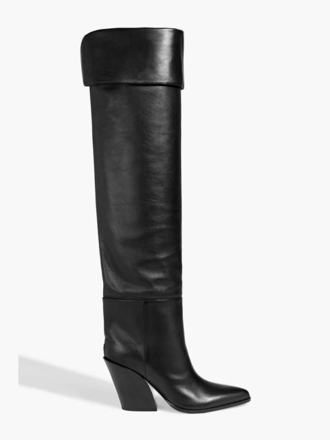 JIMMY CHOO Maceo leather over-the-knee boots