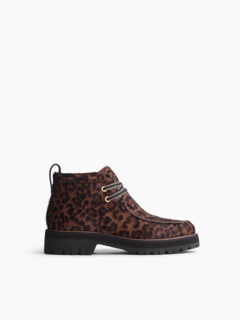 rag & bone Cameron Leopard Calf Hair Moccasin Boots