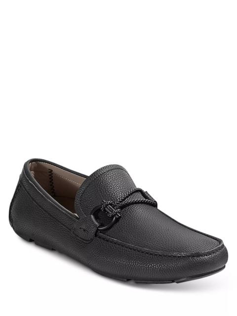 FERRAGAMO Men's Front 4 Moc Toe Drivers