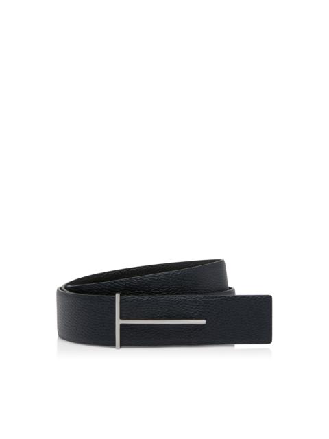 TOM FORD GRAIN LEATHER SLIM T REVERSIBLE BELT
