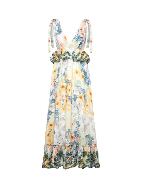 Agua by Agua Bendita Infinito Florecer Maxi Dress