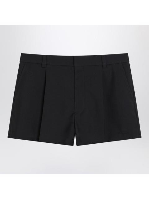 GUCCI Gucci Shorts Dark Grey In Wool Twill Men