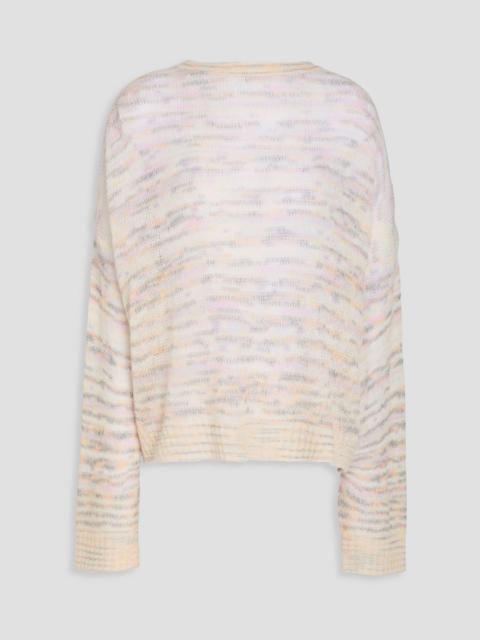 Missoni Space-dyed crochet-knit sweater