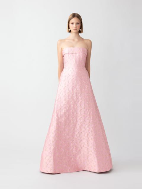 SAU LEE JORDANA JACQUARD GOWN