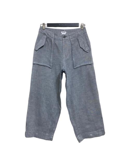 Other Designers Issey Miyake Plantation Linen Fatigue Pants